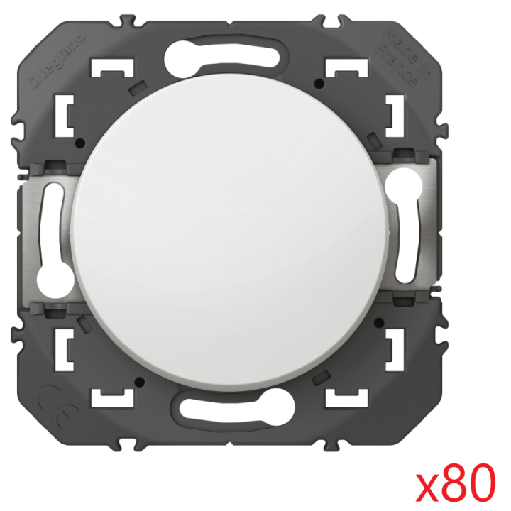 LEGRAND - LOT - Interrupteur ou va-et-vient Legrand dooxie 10AX 250V finition blanc - Réf : 600001X80