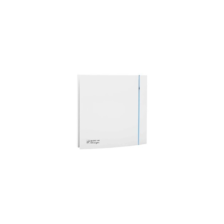 S&P Unelvent - Extracteur d'air avec temporisation réglable S&P Unelvent SILENT 100 CRZ DESIGN 85m³/h 230V 8W- Réf : 403501