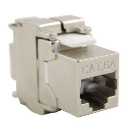 CAE - Connecteur Keystone RJ45 - Grade 3TV - Cat.6A - Blindés - Réf : ECONN6AFS8