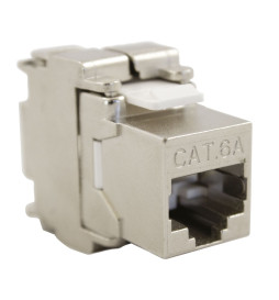 CAE - Connecteur Keystone RJ45 - Grade 3TV - Cat.6A - Blindés - Réf : ECONN6AFS8