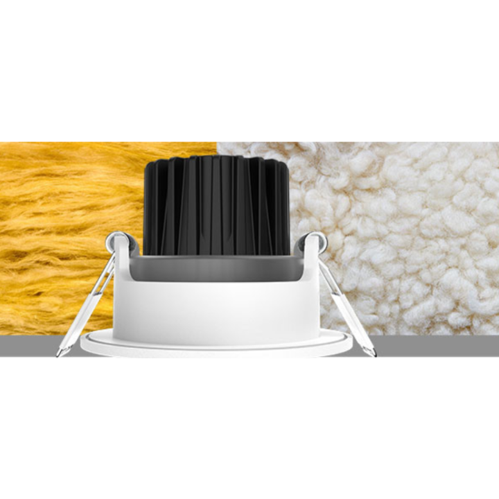 Miidex - Spot LED Ø68 Dimmable blanc - 6W - IP65 - BBC - Angle 75° - 2700 / 3000 / 4000°K - Réf : 100269