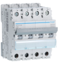 Hager - Disjoncteur 4P 6/10kA Courbe D - 25A 4M - Réf : NGN425