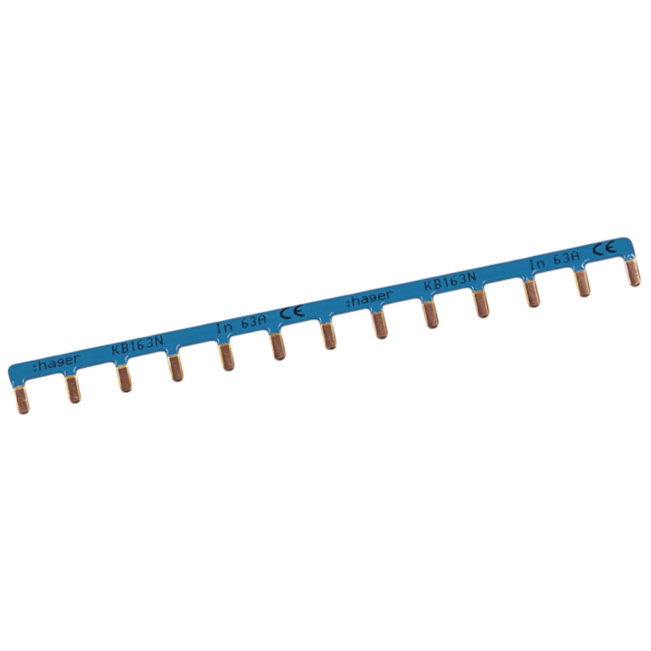 Hager - Peigne d'alimentation 13 Modules Universel Neutre - KB163N