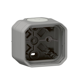 Legrand - Plexo - Boîtier à embouts Plexo composable - 1 poste - gris - Réf : 069651L