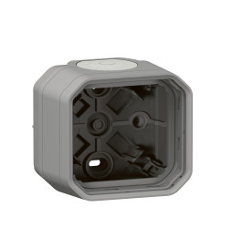 Legrand Plexo - Boîtier saillie étanche composable - 1 poste - gris - Réf : 069651L
