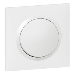 Legrand - Dooxie - prêt à poser - BP blanc avec plaque - Réf : 600004 + 600801
