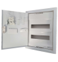 Legrand - Coffret encastré - porte métal extra plate - 2 rangées - 24+4 mod - 001532