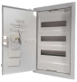 Legrand - Coffret encastré - porte métal extra plate - 3 rangées - 36+6 mod - 001533