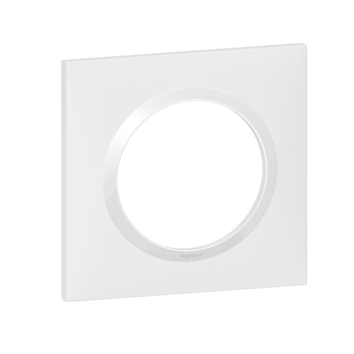 Legrand - Dooxie - Lot prêt à poser en encastré - Interrupteur/va-et-vient témoin blanc avec plaque de finition blanche