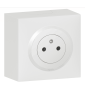 Legrand - Dooxie - LOT Prise de courant Saillie 1 poste complet - Réf : 600041+600801+600335