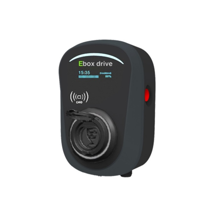 Ebox drive - Borne de recharge Plug and Play - 7KW - 32A - 220V - Monophasée AC - Réf : EBOX7KWT2SPP