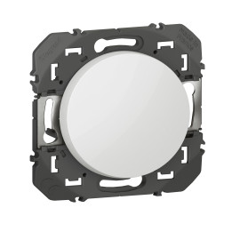 Legrand - Poussoir simple Dooxie - 6A - 250V~ - Finition Blanc - Réf : 600004