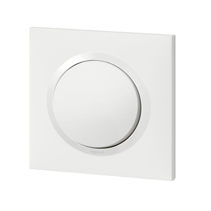Legrand - Dooxie - prêt à poser - BP blanc avec plaque - Réf : 600004 + 600801