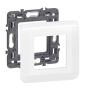 Legrand Mosaic - Plaque 2 modules - 1 poste + support 1 poste Réf : 277802L+080251