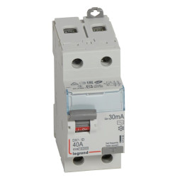Legrand - DX3 - Interrupteur Différentiel  - 2P - 40A - 30mA  - Type AC - Réf : 411505