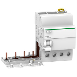 Schneider - Acti9 - iC60 - bloc dif Vigi - 4P - 63A - 30mA - Type AC - 400V - EU - Réf : A9V41463