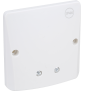 Eur'Ohm - Sortie de câble encastré - IP44 - 10/20A - Réf : 60097
