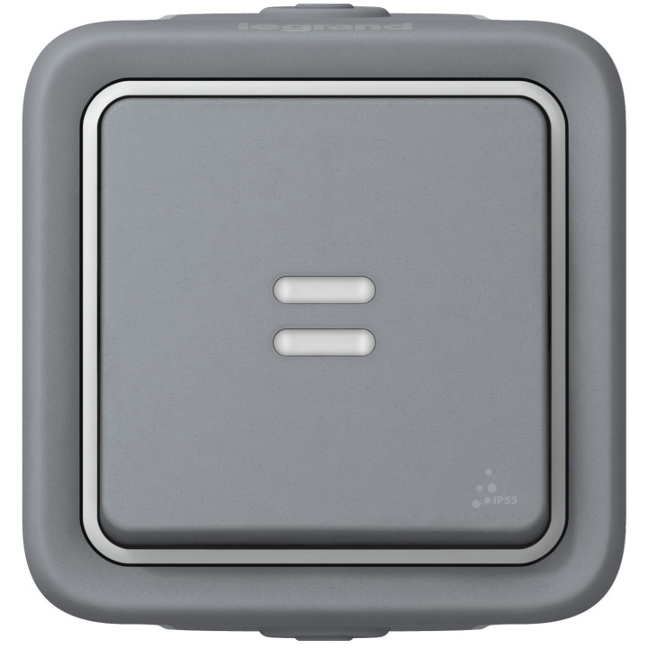 Legrand Plexo - Va-et-Vient 10A - Témoin - 230V - IP55/IK07 - 069710