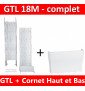 Legrand - Kit GTL 18M - Avec 2 couvercles complet - 65 x 355 mm + 1 cornet - 030067+030071