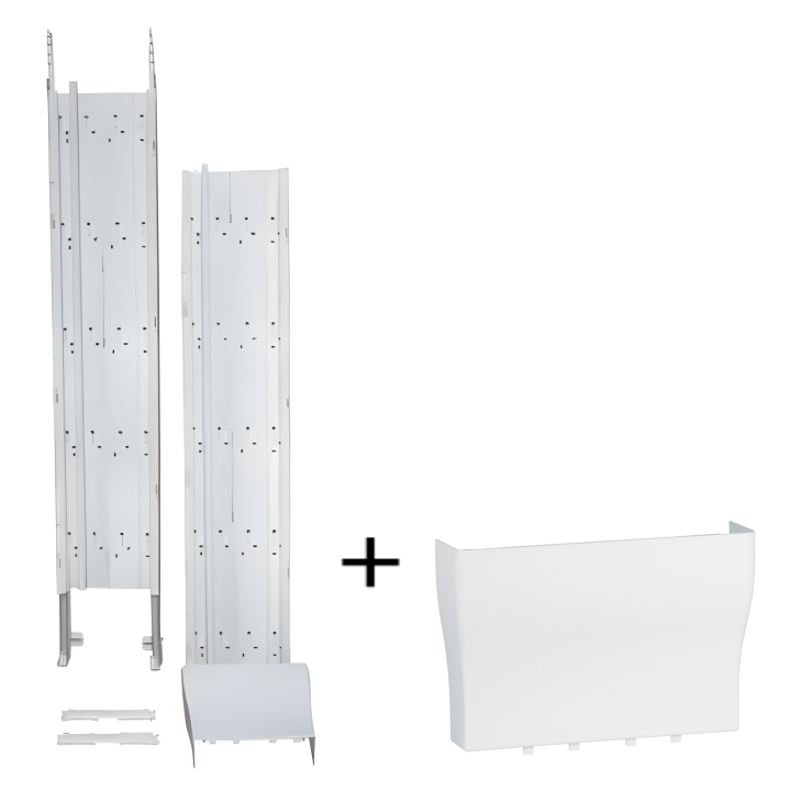 Legrand - Kit GTL 18M - Avec 2 couvercles complet - 65 x 355 mm + 1 cornet - 030067+030071