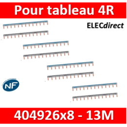 Legrand - Peignes d'alimentation 13 Modules Universel PH + N - 404926x8