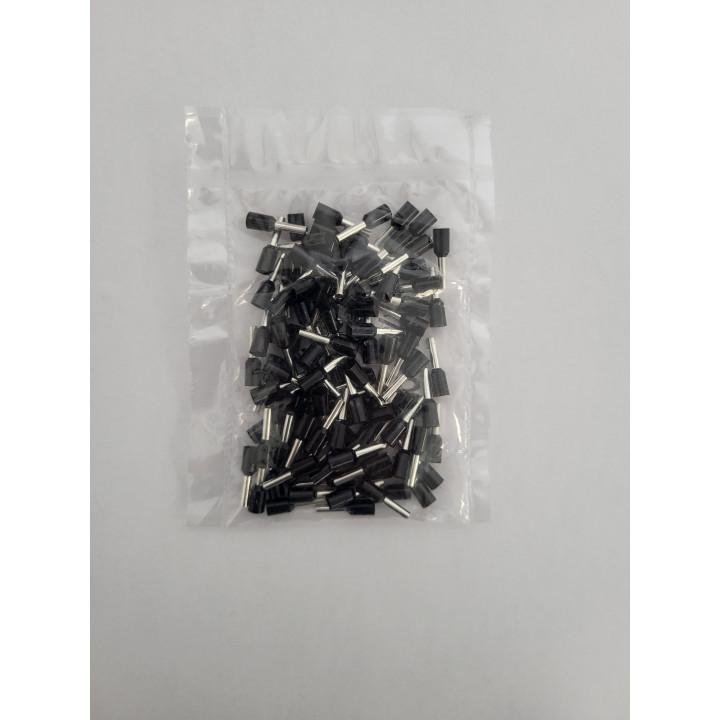 Embout de câblage Noir 1.5mm2 x100 - 41051