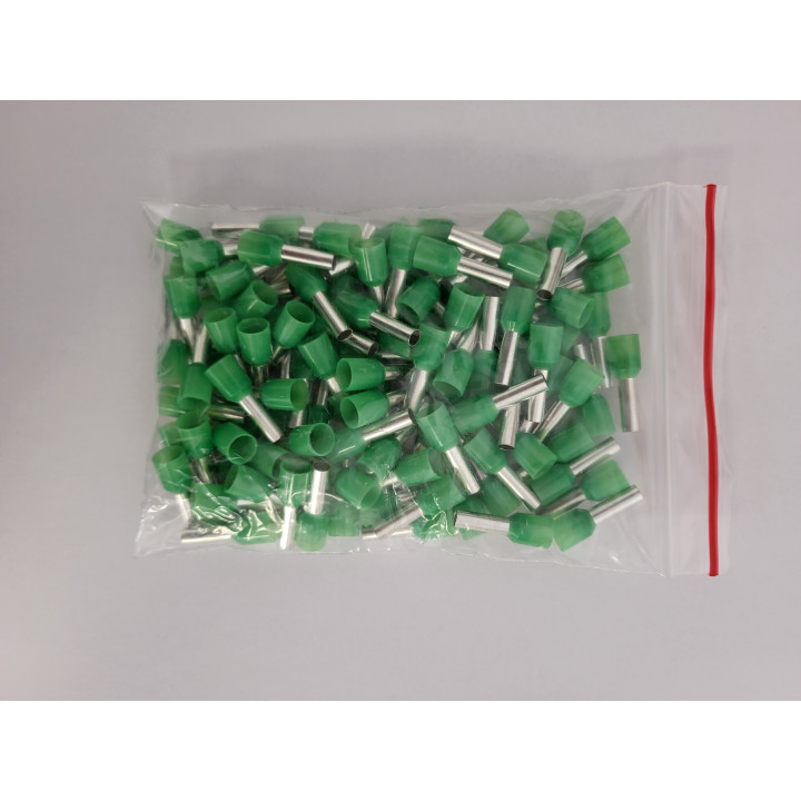 Embout de câblage Vert 6mm2 x100 - 41054