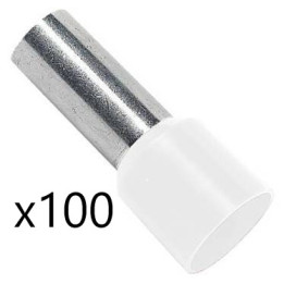 Embout de câblage Blanc 16mm2  - 41056 X 100 UNITES