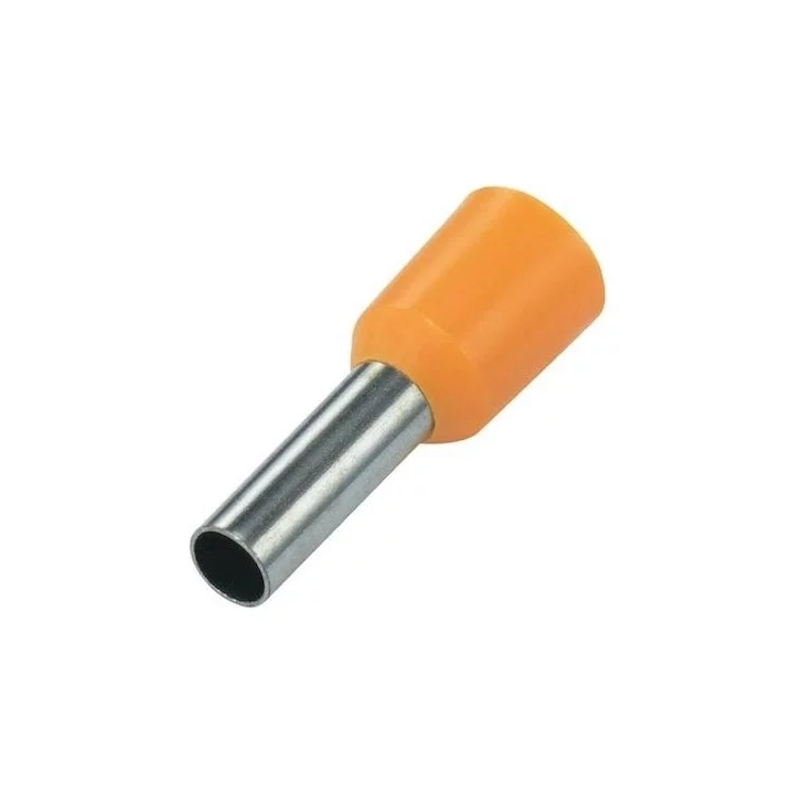 Embout de câblage Orange 4mm2 x100 - 41053
