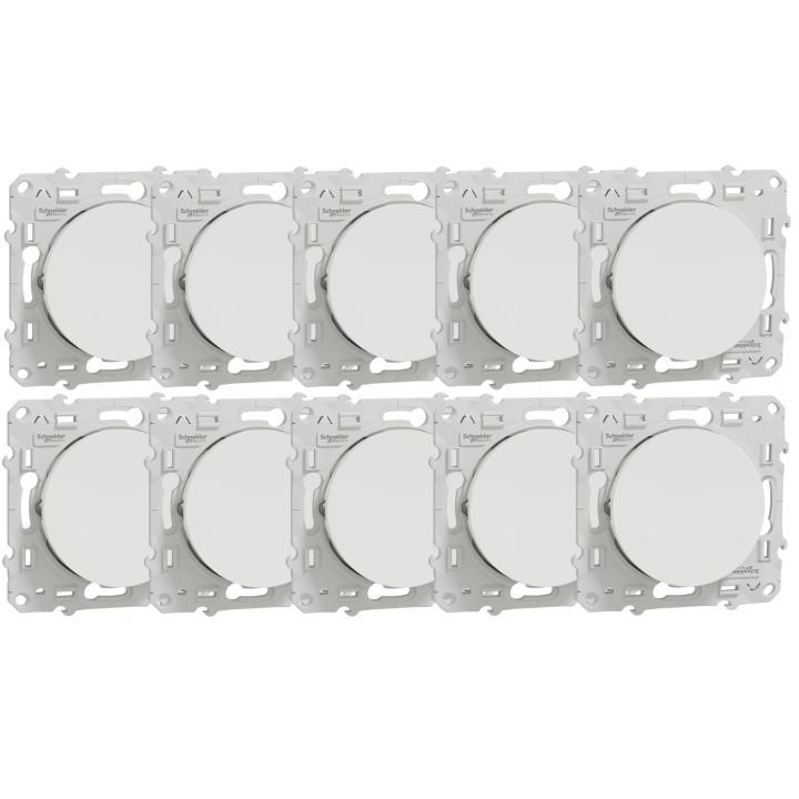 Schneider Odace - LOT - Va-et-Vient - 10A - 250V - Réf : S520204 x10