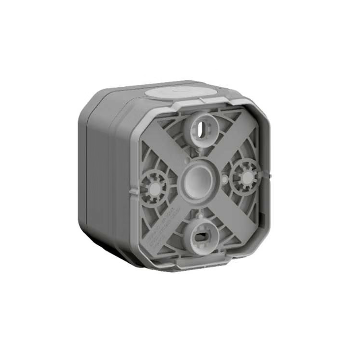Legrand - Plexo - Boîtier à embouts Plexo composable - 1 poste - gris - Réf : 069651L