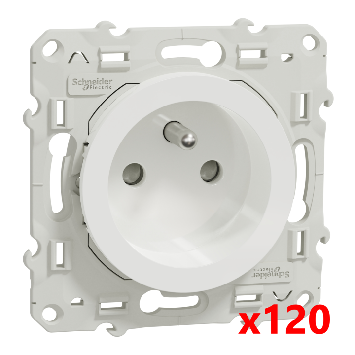 Schneider Odace - LOT - Prise de courant - 2P+T 16A - 250V - Réf : S520059x120