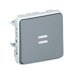 Legrand - Va-et-vient témoin Prog Plexo composable gris - 10 AX - 069512