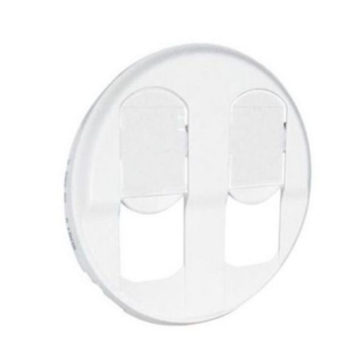 Legrand Céliane - Enjoliveur Double RJ45 blanc - 068252
