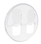 Legrand Céliane - Enjoliveur Double RJ45 blanc - 068252