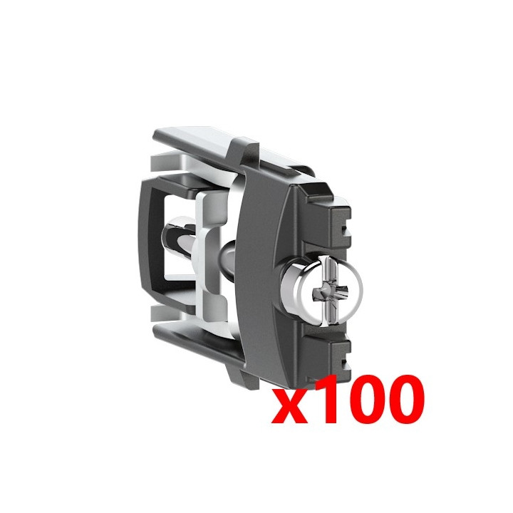 Legrand - Dooxie - LOT de 100 Griffes Rapido profondeur 40mm pour rénovation - Réf : 600049x100