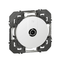 Legrand - Prise TV simple étoile blindée Dooxie - Finition Blanc  - Réf : 600351
