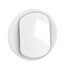 Legrand - Céliane 2024 - Enjoliveur pour interrupteur ou va-et-vient lumineux- Blanc - Réf : CB1001