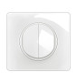 Legrand - Céliane 2024 - Double poussoir complet blanc 1 poste - Réf : 080251 + CM0031 + CB2001 + CP0001