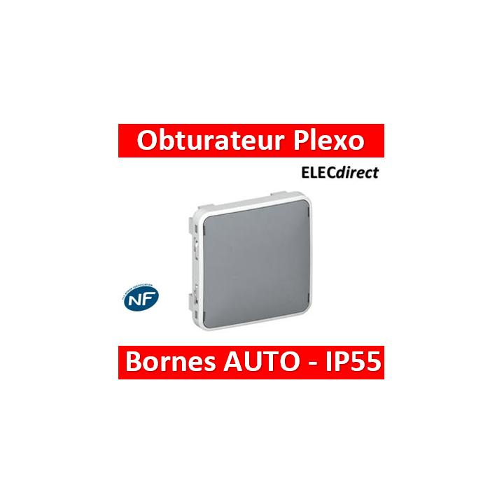 Legrand Plexo - Obturateur - IP55/IK07- Réf : 069537