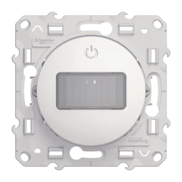 Schneider Odace - Détecteur de présence et mouvement - spécial rénov. - Blanc - 2 fils 300W - Réf : S520524