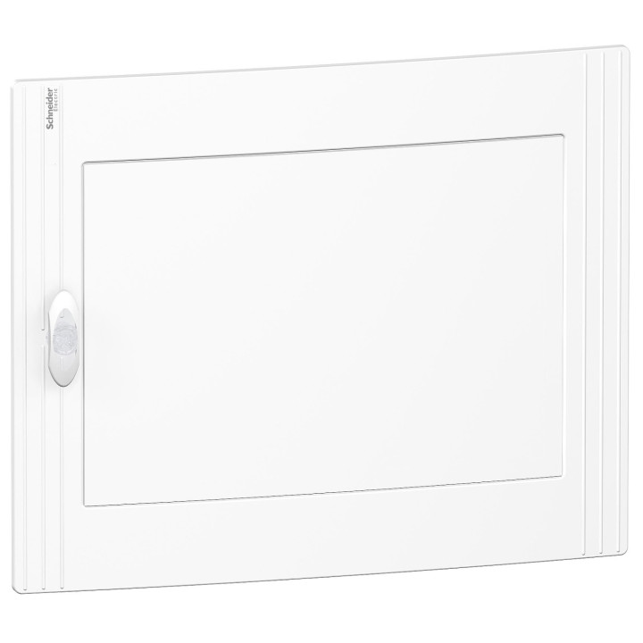 Schneider - Porte opaque blanche coffret PRAGMA IP40/IK09 - 1 rangée 24 modules - PRA16124