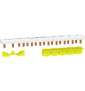 Schneider - Resi9 XP - monobloc Peigne Neutre+Phase 10M - 63A - Réf : R9PXH210