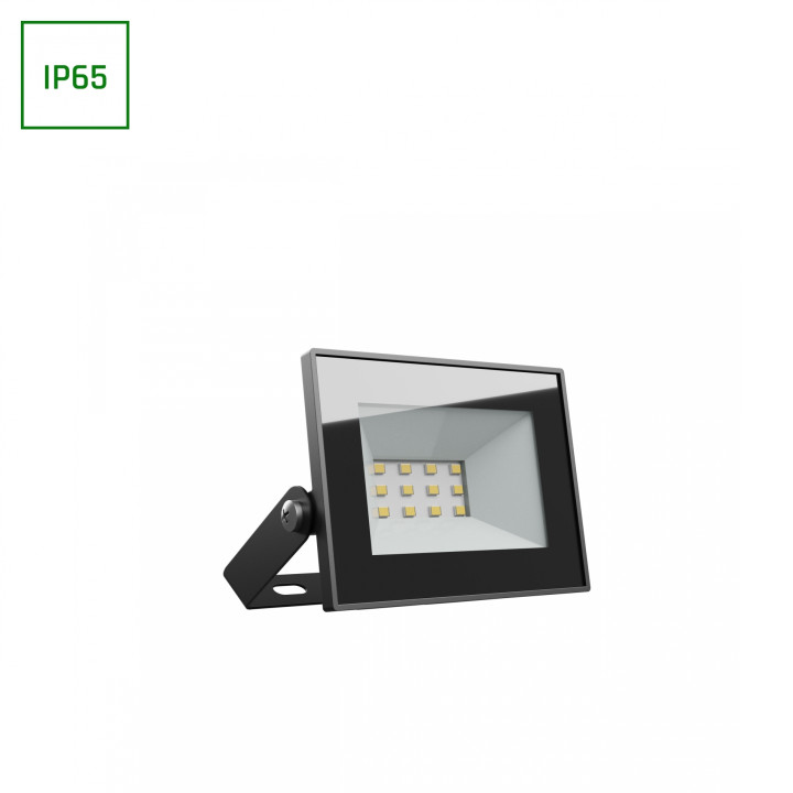 Spectrum - Noctis Lux 4 - Projecteur LED étanche - Noir - 230V - 10W - 750lm - 4000K -  IP65 - Réf : SLI029070NW