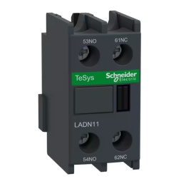 Schneider Electric Bloc de contacts auxiliaires Tesys 1 F Plus 1 O Bornes à Visétriers - LADN11