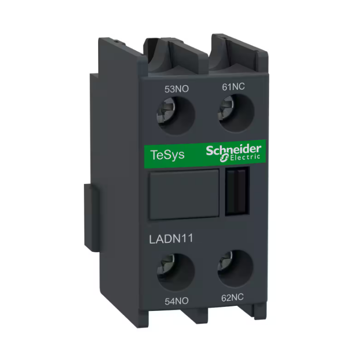 Schneider Electric Bloc de contacts auxiliaires Tesys 1 F Plus 1 O Bornes à Visétriers - LADN11