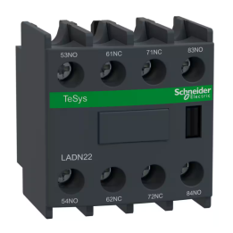 Schneider - Bloc de contacts auxiliaires Tesys 2 F Plus 2 O Bornes à Visétriers - LADN22