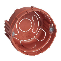 Legrand Batibox - Boîte à sceller monoposte D. 67 mm avec vis - prof. 40mm - 080108