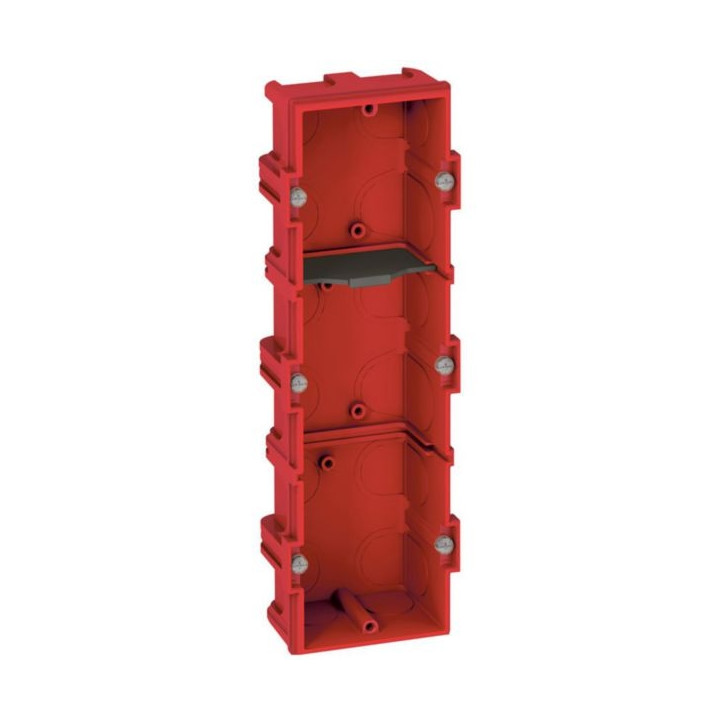 Legrand Batibox - Boîte à sceller 3 postes Hor/vert - 080143
