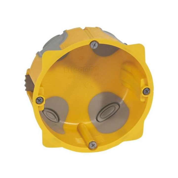 Legrand Batibox - Boîte d'encastrement 1 poste BBC pour prise 32A - Prof. 40 - D.85mm - 080086
